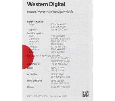 Накопитель SSD WD SSD накопитель Blue SA510 S100T3B0A 1ТБ, 2.5