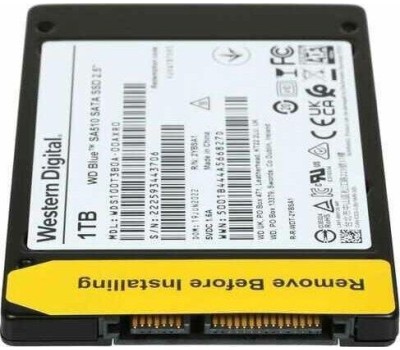 Накопитель SSD WD SSD накопитель Blue SA510 S100T3B0A 1ТБ, 2.5