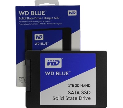 Накопитель SSD WD SSD накопитель Blue SA510 S100T3B0A 1ТБ, 2.5