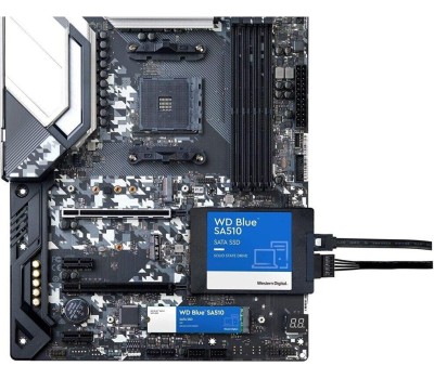 Накопитель SSD WD SSD накопитель Blue SA510 S100T3B0A 1ТБ, 2.5