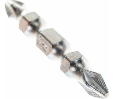 Бита GROSS Бита двухсторонняя, PH2-PH2 х 45 мм, сталь S2, 10 шт. 11209