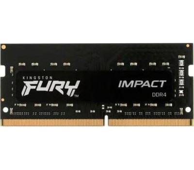 Оперативная память KINGSTON Оперативная память Fury Impact KF432S20IB/16 DDR4 - 1x 16ГБ 3200МГц, для ноутбуков (SO-DIMM), Ret