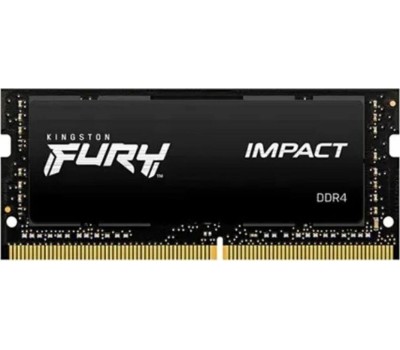 Оперативная память KINGSTON Оперативная память Fury Impact KF432S20IB/16 DDR4 - 1x 16ГБ 3200МГц, для ноутбуков (SO-DIMM), Ret