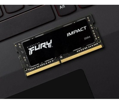 Оперативная память KINGSTON Оперативная память Fury Impact KF432S20IB/16 DDR4 - 1x 16ГБ 3200МГц, для ноутбуков (SO-DIMM), Ret