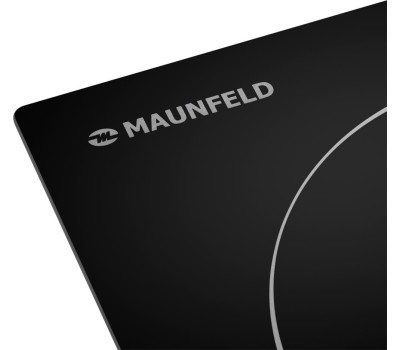 MAUNFELD Электрическая варочная поверхность CVCE292BK, конфорок: 2 шт., стеклокерамика, независимая, черный