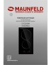MAUNFELD Электрическая варочная поверхность CVCE292BK, конфорок: 2 шт., стеклокерамика, независимая, черный