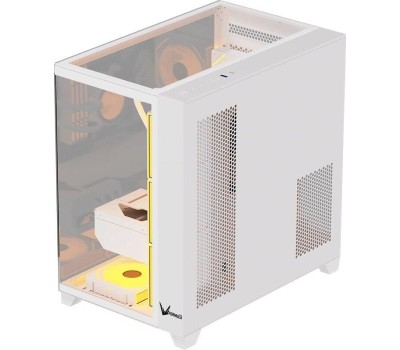 Корпус для ПК FORMULA Корпус ATX Crystal Z9, Midi-Tower, без БП, белый [crystal z9 w]
