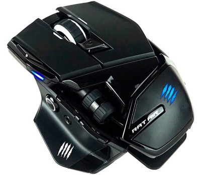 MAD CATZ Мышь беспроводная R.A.T. AIR, игровая, радио, оптическая, 12000dpi, черный [mr04dhambl000-0]