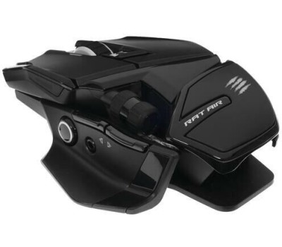 MAD CATZ Мышь беспроводная R.A.T. AIR, игровая, радио, оптическая, 12000dpi, черный [mr04dhambl000-0]