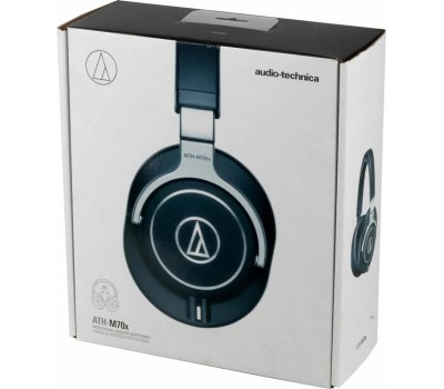 AUDIO-TECHNICA Наушники ATH-M70X, 2.5 мм/3.5 мм, мониторные, черный [80000182]