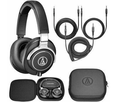 AUDIO-TECHNICA Наушники ATH-M70X, 2.5 мм/3.5 мм, мониторные, черный [80000182]