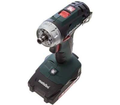 METABO Дрель-шуруповерт BS 18, 2Ач, с двумя аккумуляторами [602217500]