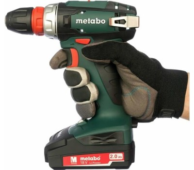 METABO Дрель-шуруповерт BS 18, 2Ач, с двумя аккумуляторами [602217500]