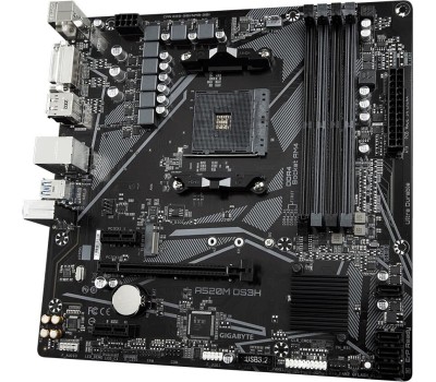 Материнская плата Gigabyte A520M DS3H V2 {SocketAM4, AMD A520, mATX, Ret}