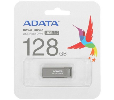 USB накопитель ADATA USB накопитель UR340 AROY-UR340-128GBK USB 3.2 128GB Gen1, Black, Retail