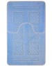 САНАКС - Коврик в ванную КЛАССИК УНИ КВАДРАТЫ. двойной ГОЛУБОЙ, 55х90 + 45х55 см, 100% полиэстер 00282