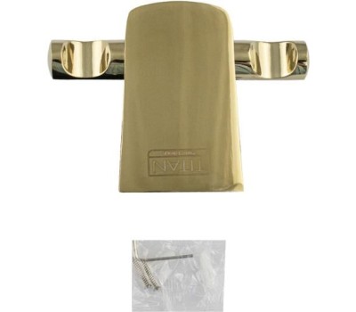 ТИТАН - Крючок двойной, цвет ЗОЛОТО. 77114-G