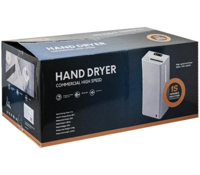 САНАКС - Сушилка для рук погружная, высокоскоростная, бизнес класса, корпус пластик АБС, цвет белый, 1800Вт 6890