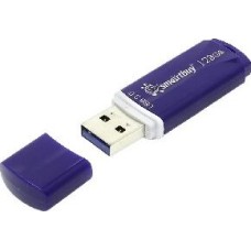 флешка SMARTBUY (SB128GBCRW-BL) 128GB CROWN BLUE USB3.0