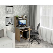 Стол компьютерный БИТЕЛ СК-5 Дуб крафт золотой/ателье светлое