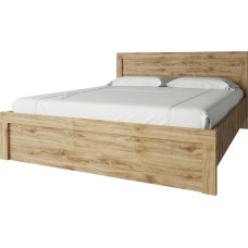 Модульная мебель АНРЭКС DOORSET Кровать 180. Цвет ДУБ НАВАРРА (3 уп.)