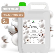 Крем-мыло CLEAN&GREEN CG8419 Cremy жидкое с перламутром нежный хлопок увлажняющее 5 л