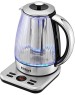Чайник электрический KITFORT 6711 1.7л. 2200Вт серебристый/черный