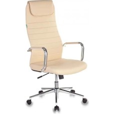 Кресло компьютерное БЮРОКРАТ Кресло руководителя KB-9N/ECO, экокожа, до 120кг, бежевый