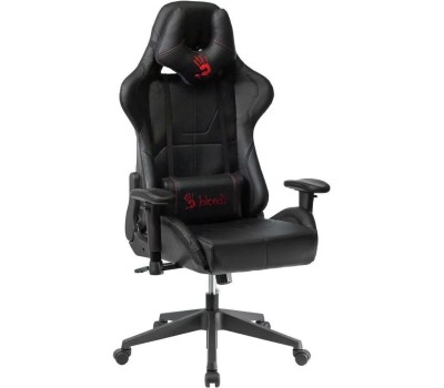 Кресло компьютерное игровое A4TECH Кресло игровое Bloody GC-500, на колесиках, эко.кожа, черный