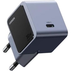 UGREEN Сетевое зарядное устройство X503 (35041) Nexode S 30W PD GaN Tech Charger EU. Цвет: серый