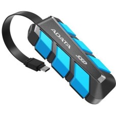 Внешний диск SSD A-DATA 2ТБ Внешний диск SSD SC740, USB 3.2 Gen 2, запись - 1000МБ/с, чтение - 1050МБ/с, синий [sc740-2000g-cbu]