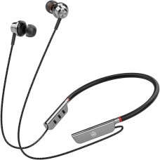 PERO Наушники BE01, Bluetooth, внутриканальные, серебристый/черный [pwh-be01s]