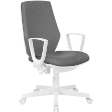 БЮРОКРАТ Кресло CH-W545 серый 38-404 крестов. пластик пластик белый