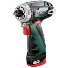 METABO Дрель-шуруповерт Powermaxx BS Basic Set аккум. патрон:быстрозажимной (кейс в комплекте) (600080710)