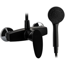 BRIMIX - Смеситель в ДУШ, шаровый, из высокопрочного пластика АБС, цвет ЧЕРНЫЙ. 5945