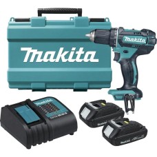 MAKITA Дрель-шуруповерт DHP482SYE аккум. патрон:быстрозажимной (кейс в комплекте)