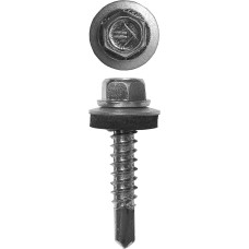 ЗУБР СКМ, 25 х 5.5 мм, цинк, 1800 шт (8,9 кг.), кровельный саморез, Профессионал (4-300310-55-025)