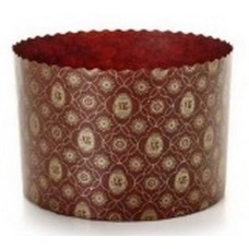 MULTIDOM Форма для выпечки кулича бумажная. Набор 3 шт. Диаметр 9см, высота 9см. МТ8-110