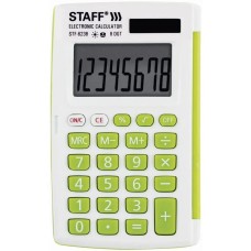 STAFF Калькулятор STF-620, 8-разрядный, белый
