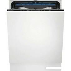 ELECTROLUX Встраиваемая посудомоечная машина EES48401L, полноразмерная, ширина 59.6см, полновстраиваемая, загрузка 14 комплектов, серебристый