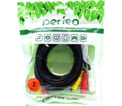 Кабель PERFEO (R3101) 3XRCA - 3XRCA 2 м