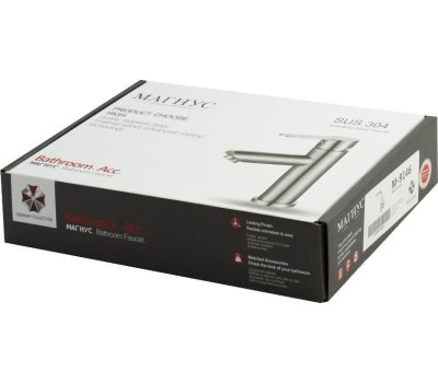 Смеситель для раковины MAGNUS 9146 Смеситель на раковину, поворотный аэратор, из нержавеющей стали марка 304