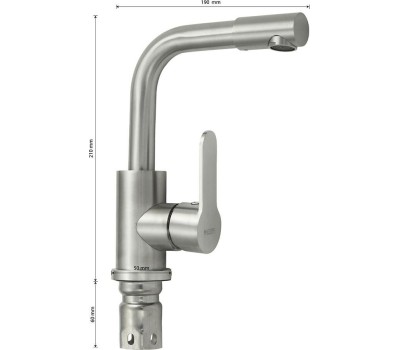Смеситель для раковины MAGNUS 9146 Смеситель на раковину, поворотный аэратор, из нержавеющей стали марка 304
