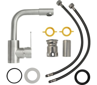 Смеситель для раковины MAGNUS 9146 Смеситель на раковину, поворотный аэратор, из нержавеющей стали марка 304