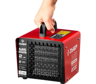 Пушка тепловая ЗУБР ЗТП-М5-2000, обогреватель в квадратном корпусе