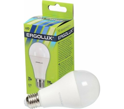 Лампочка светодиодная ERGOLUX (13183) LED-A65-20W-E27-4K