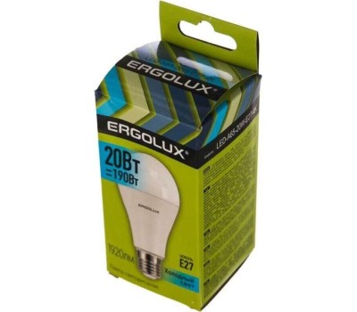 Лампочка светодиодная ERGOLUX (13183) LED-A65-20W-E27-4K