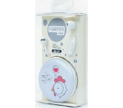 Наушники-гарнитура HARPER KIDS HK-39 white