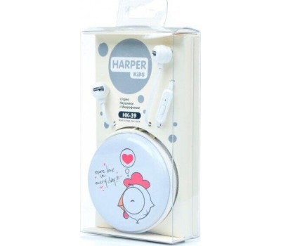 Наушники-гарнитура HARPER KIDS HK-39 white