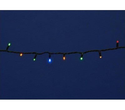 Гирлянда UNIEL UL-00005263 ULD-S1000-120/DBA MULTI IP67 Гирлянда светодиодная с контроллером, 10м. 120 светодиодов. Разноцветный свет. Провод черный. ТМ Uniel